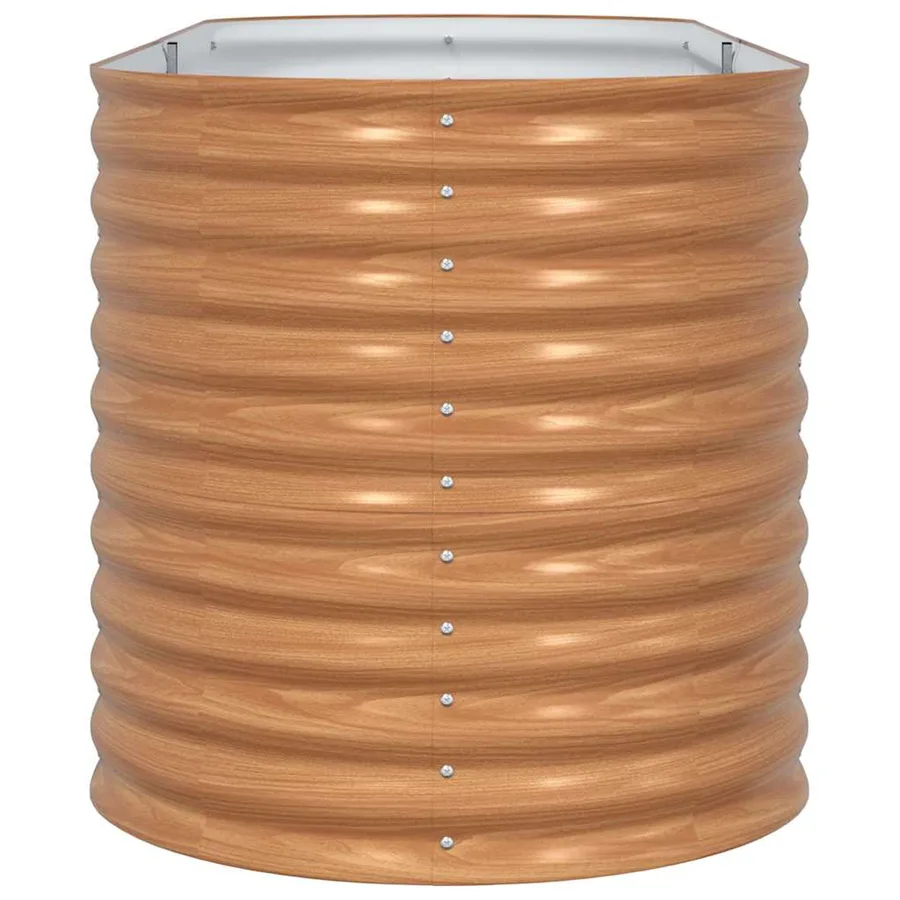 Lit surélevé Marron 240 x 80 x 81 cm Acier - 6