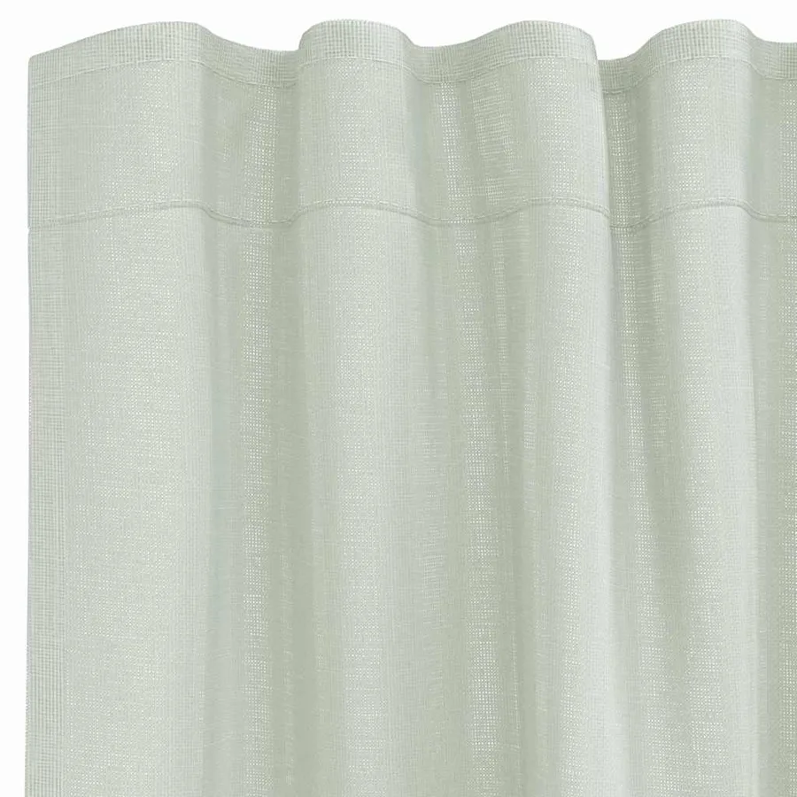 Rideaux en voile à œillets 2 pcs gris clair - 5