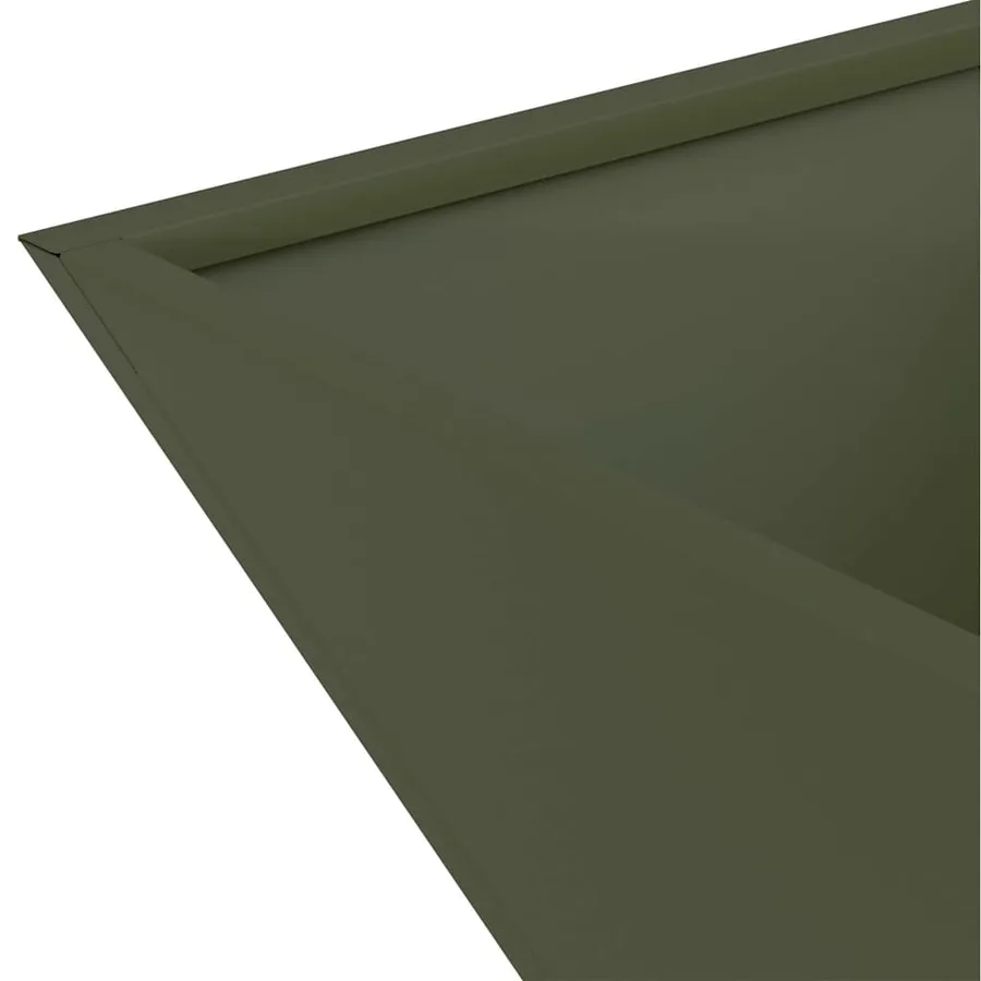 Cache-pot de jardin Vert olive 35 x 35 x 15 cm - 9