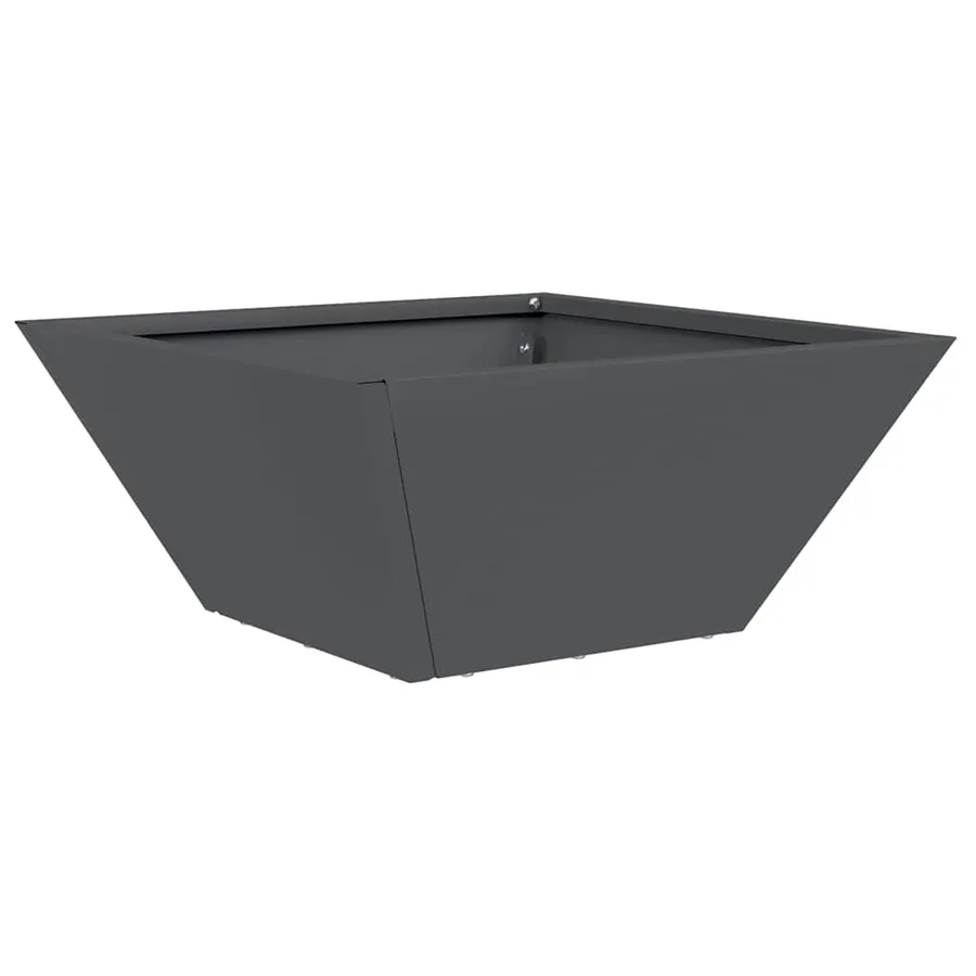 Cache-pot de jardin Anthracite 35 x 35 x 15 cm - 2