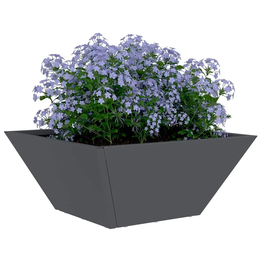 Cache-pot de jardin Anthracite 35 x 35 x 15 cm - 3