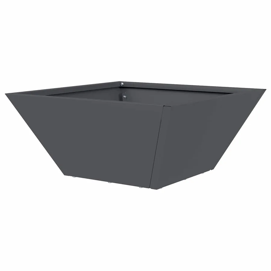 Cache-pot de jardin Anthracite 35 x 35 x 15 cm - 7