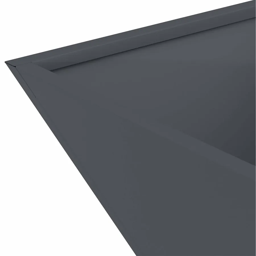 Cache-pot de jardin Anthracite 35 x 35 x 15 cm - 9