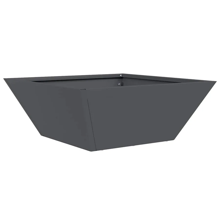 Cache-pot de jardin Anthracite 40 x 40 x 15 cm - 2