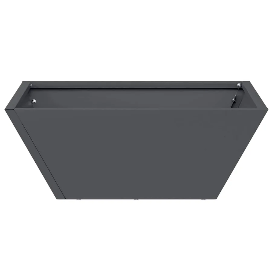 Cache-pot de jardin Anthracite 40 x 40 x 15 cm - 5