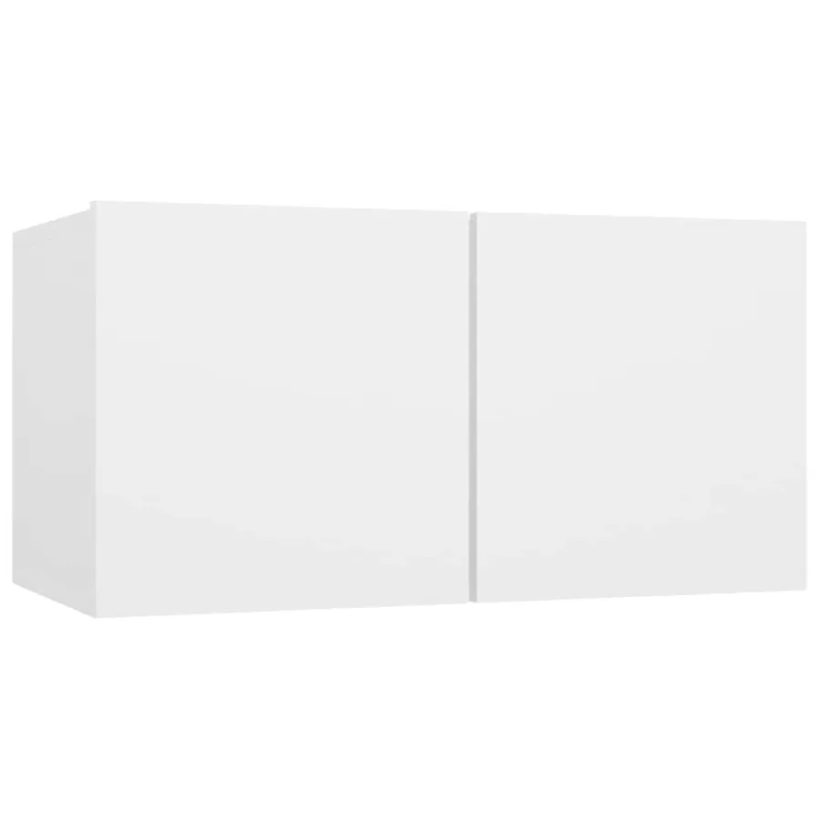Ensemble de meubles TV 7 pcs Blanc Bois d'ingénierie - 4
