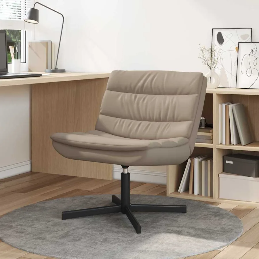 Chaise pivotante Cappuccino 63 x 75 x 76 cm Simili cuir