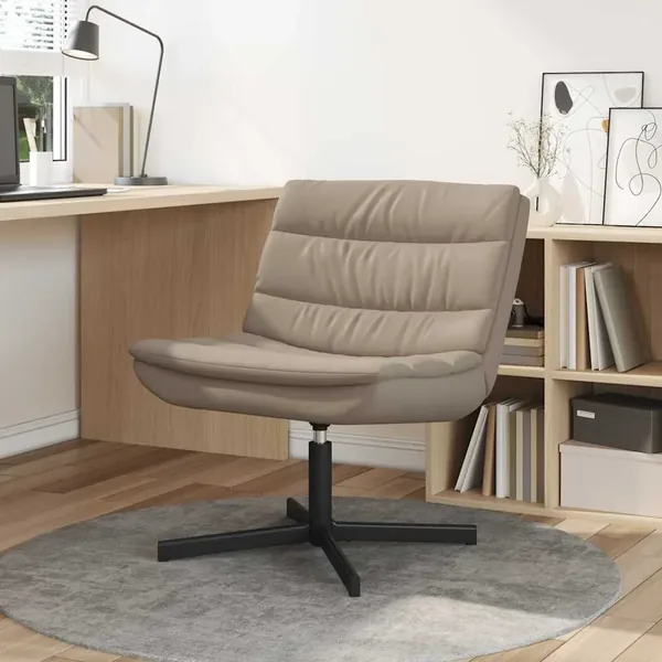 Chaise pivotante Cappuccino 63 x 75 x 76 cm Simili cuir