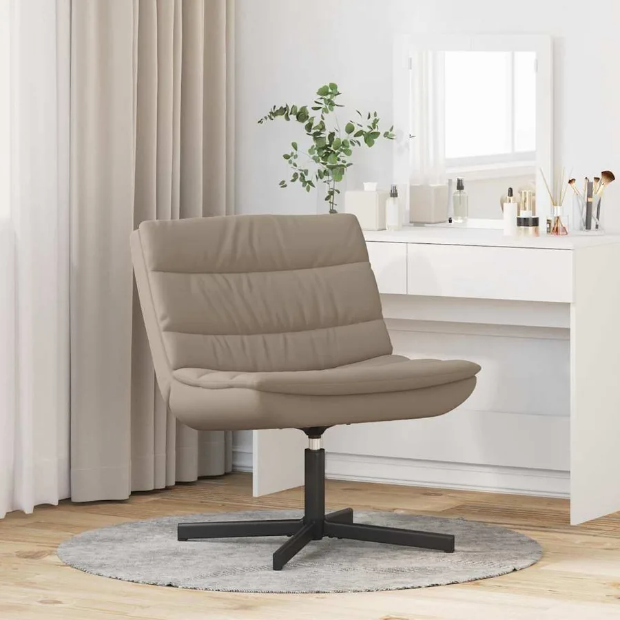 Chaise pivotante Cappuccino 63 x 75 x 76 cm Simili cuir - 3