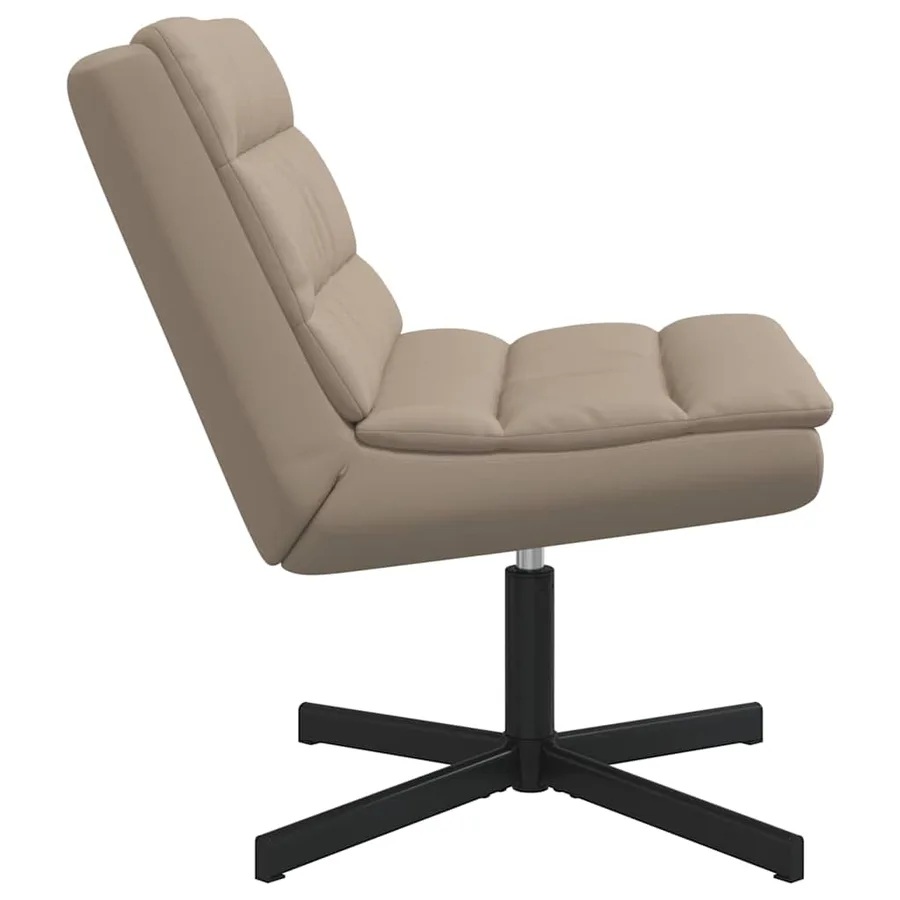 Chaise pivotante Cappuccino 63 x 75 x 76 cm Simili cuir - 5