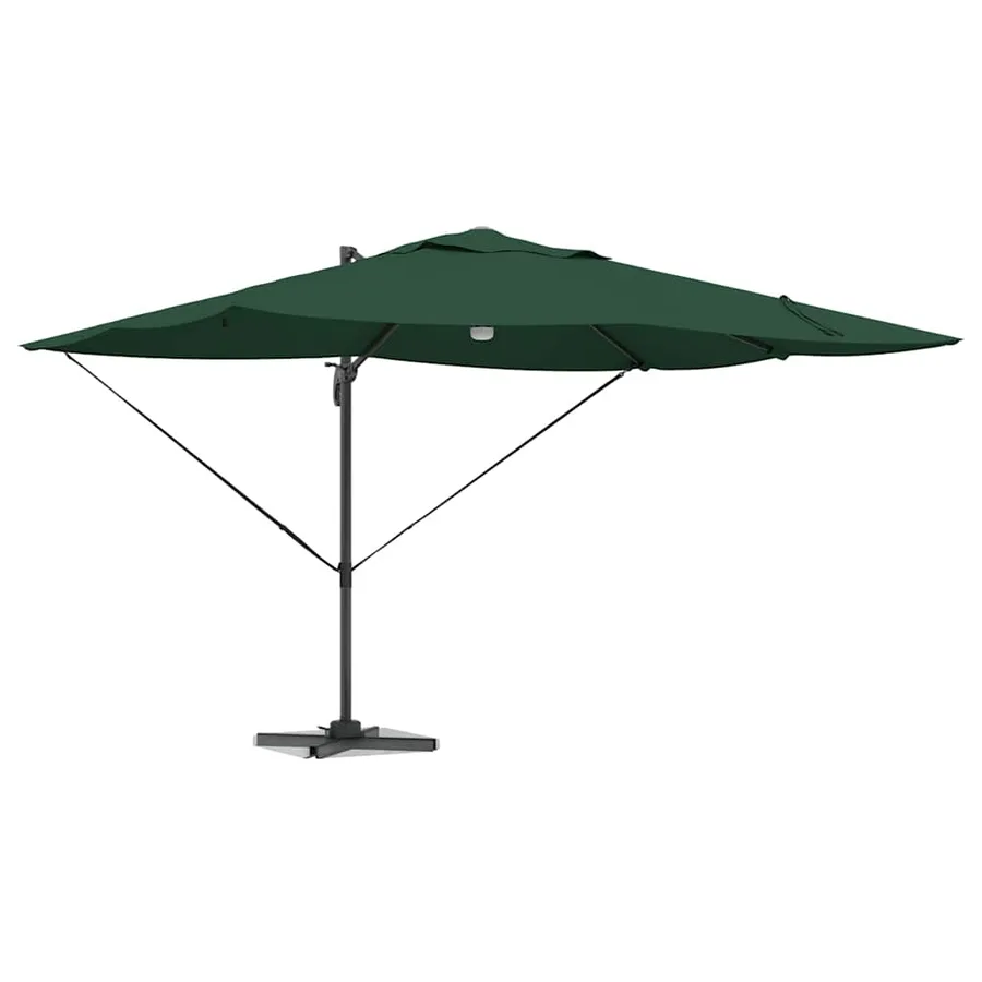 Parasol Vert 351 x 250 x 253 cm Polyester et Aluminium - 3