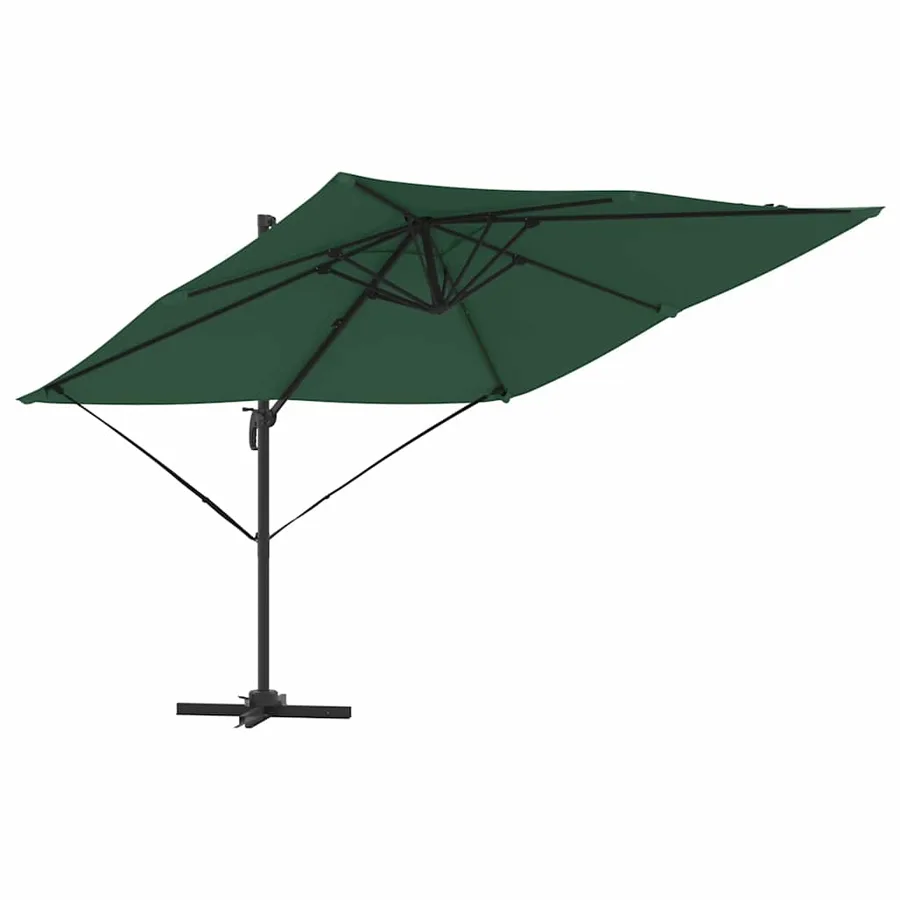 Parasol Roma Vert 286 x 284 x 265 cm Aluminium et polyester - 2