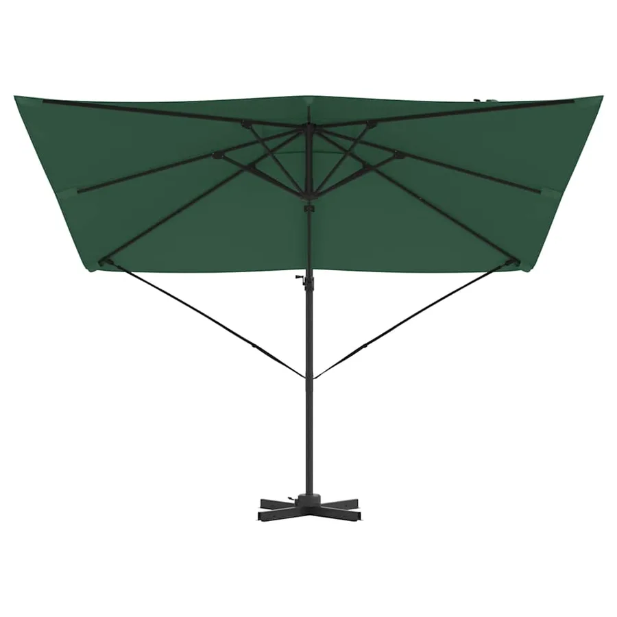 Parasol Roma Vert 286 x 284 x 265 cm Aluminium et polyester - 5