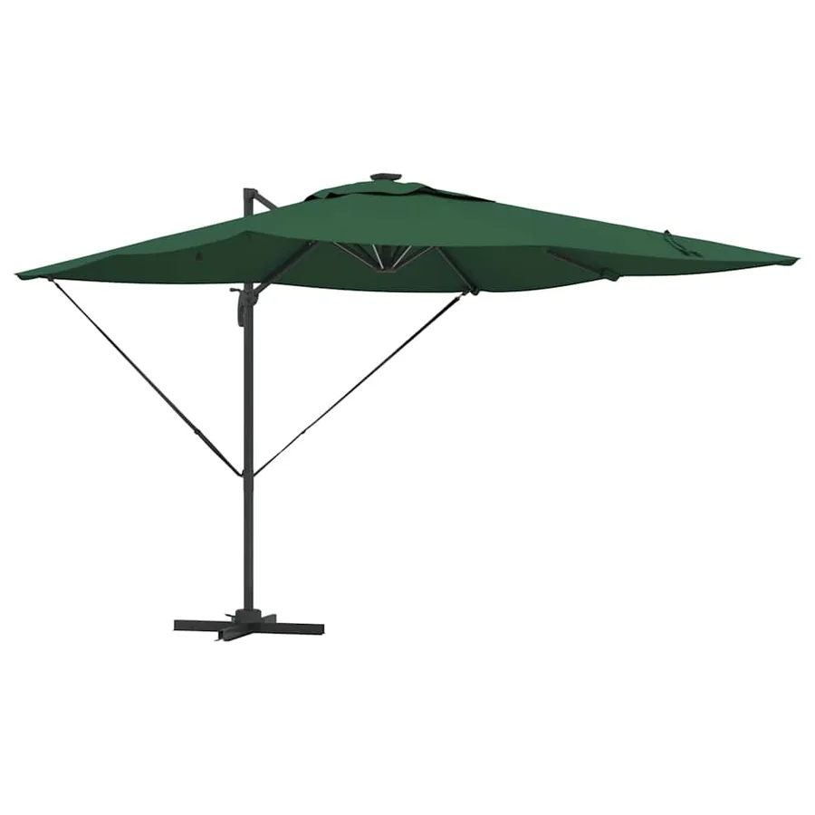Parasol Vert 286 x 284 x 270 cm Aluminium et polyester - 2