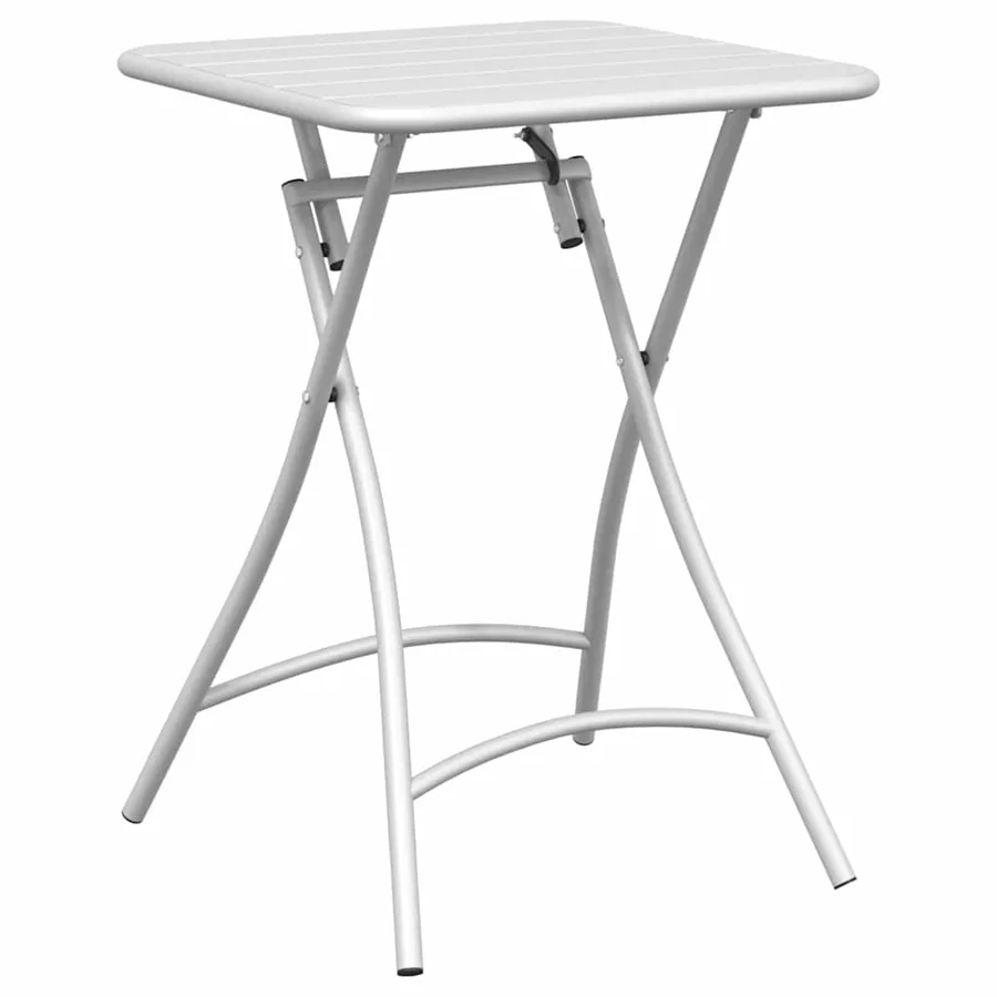 Ensemble bistrot 3 pcs Blanc Acier - 6