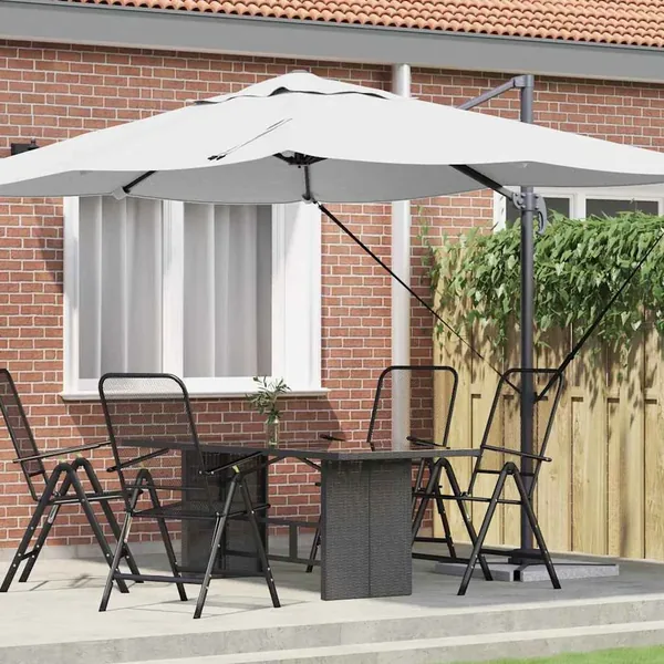 Parasol Sable 351 x 250 x 260 cm Polyester et Aluminium