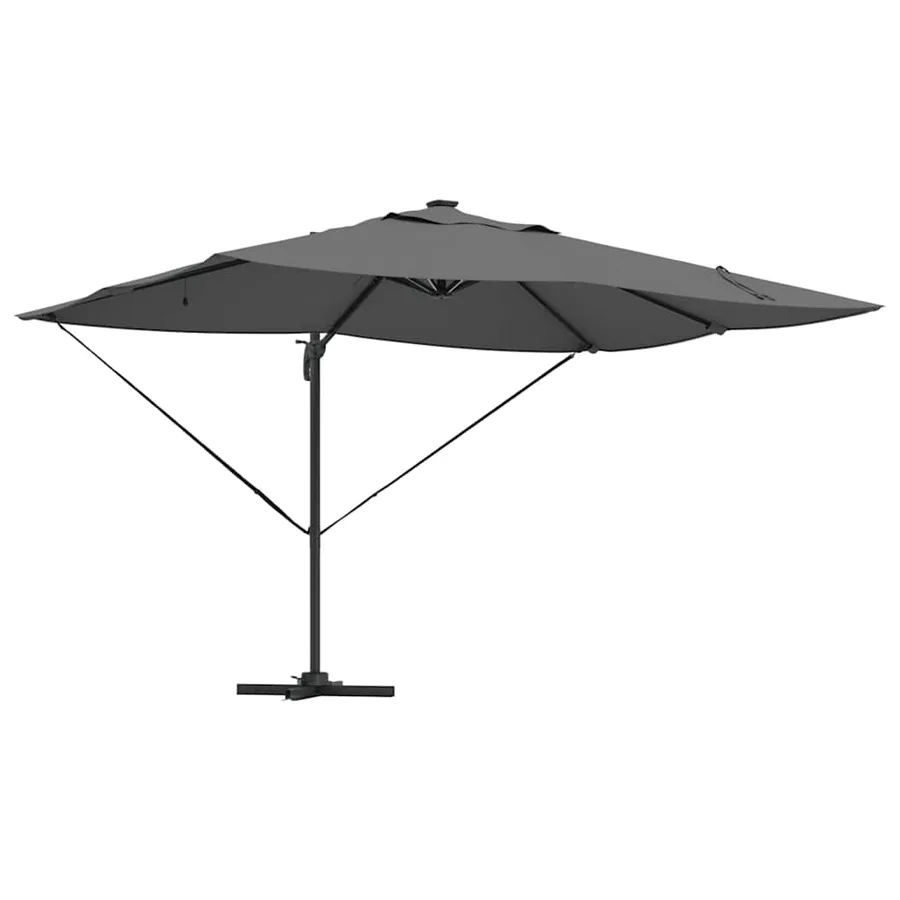 Parasol Anthracite 352 x 251 x 265 cm Polyester et Aluminium - 2