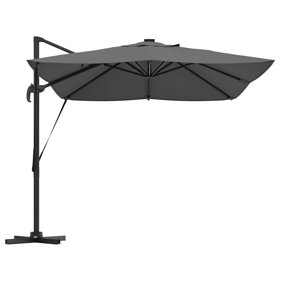 Parasol Anthracite 352 x 251 x 265 cm Polyester et Aluminium - 7