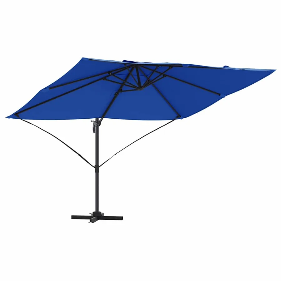 Parasol 351 x 250 x 260 cm Polyester et Aluminium Azur - 2