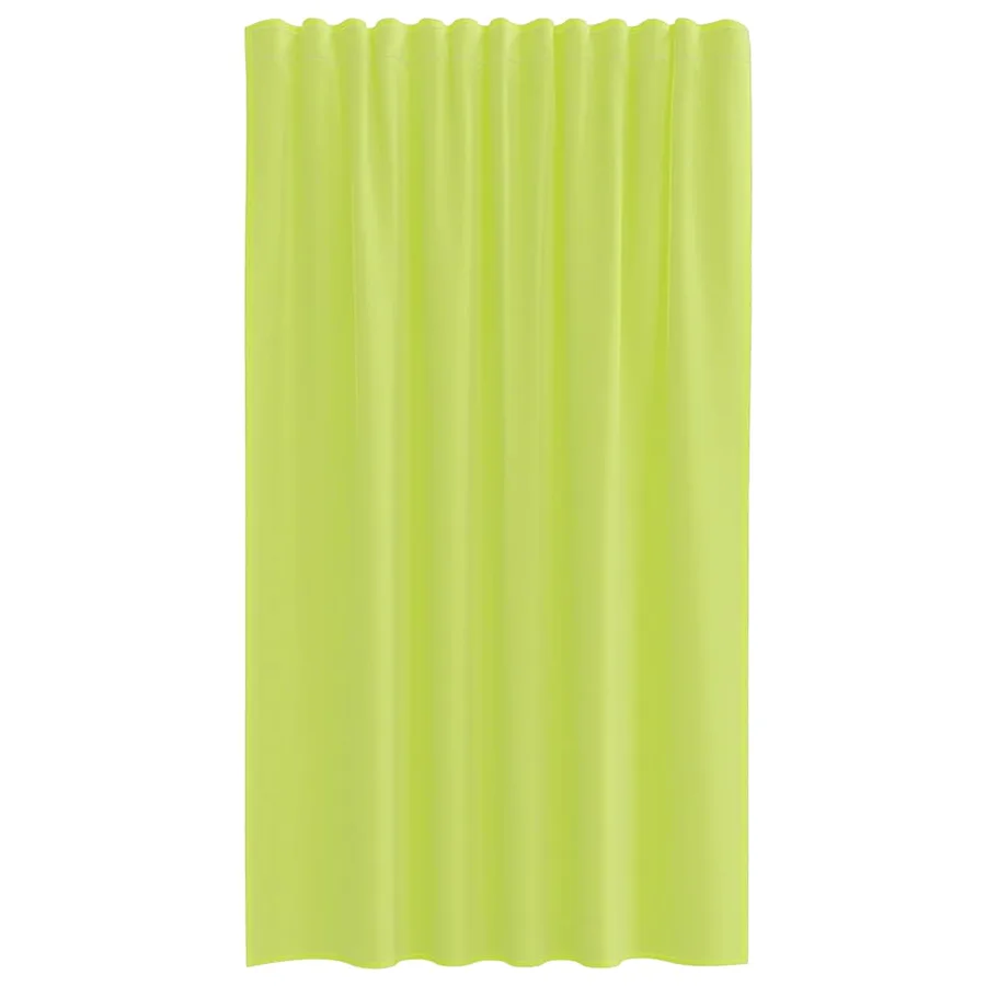 Rideaux en voile à œillets 2 pcs vert pomme - 4