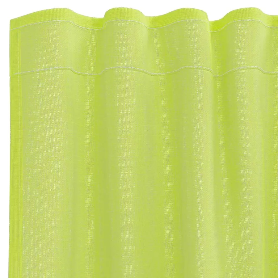 Rideaux en voile à œillets 2 pcs vert pomme - 5