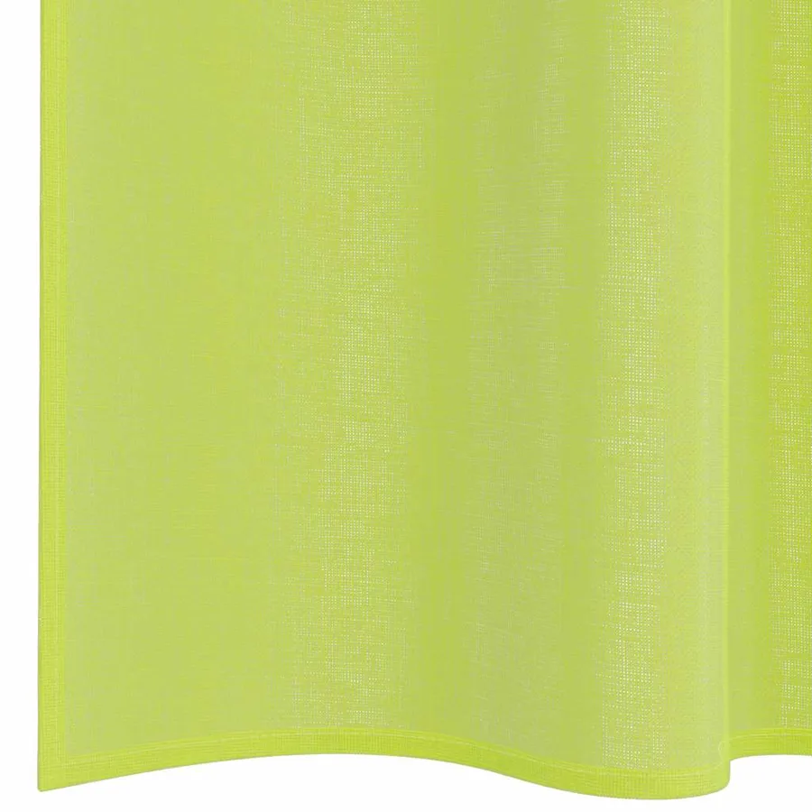 Rideaux en voile à œillets 2 pcs vert pomme - 6