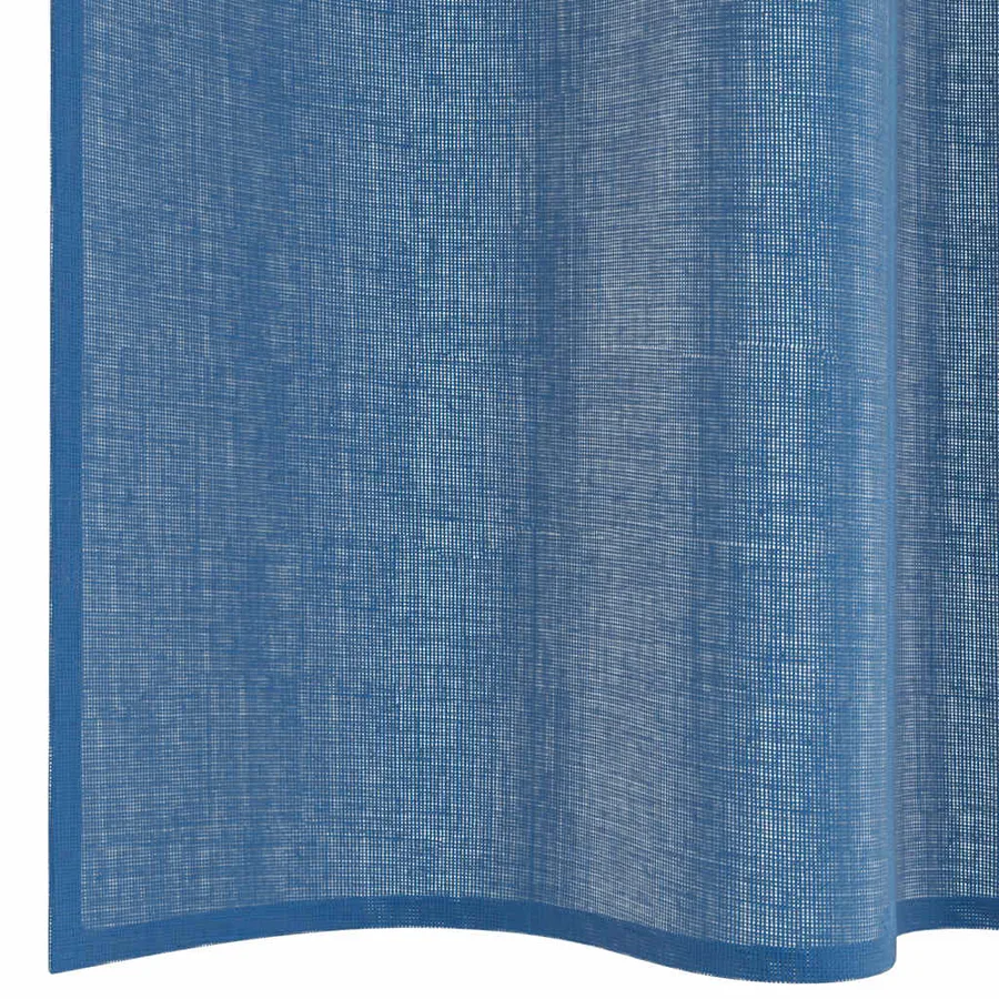 Rideaux en voile avec passe-tringles 2 pcs bleu royal - 6