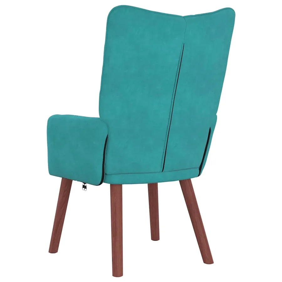 fauteuil Turquoise 63 x 67 x 94 cm Velours - 6