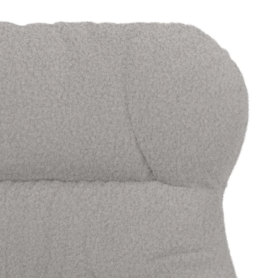 fauteuil Gris clair 69 x 74 x 93 cm Tissu Sherpa - 6