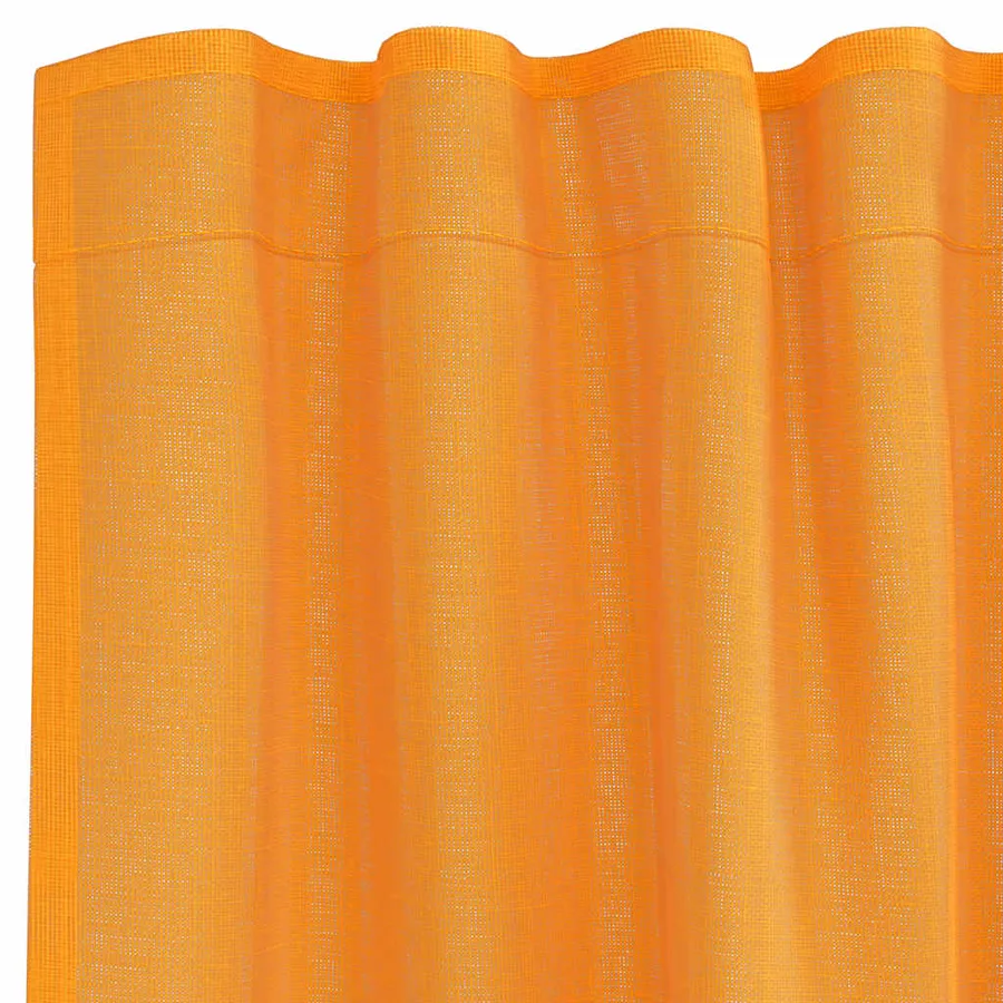 Rideaux en voile à œillets 2 pcs orange - 5