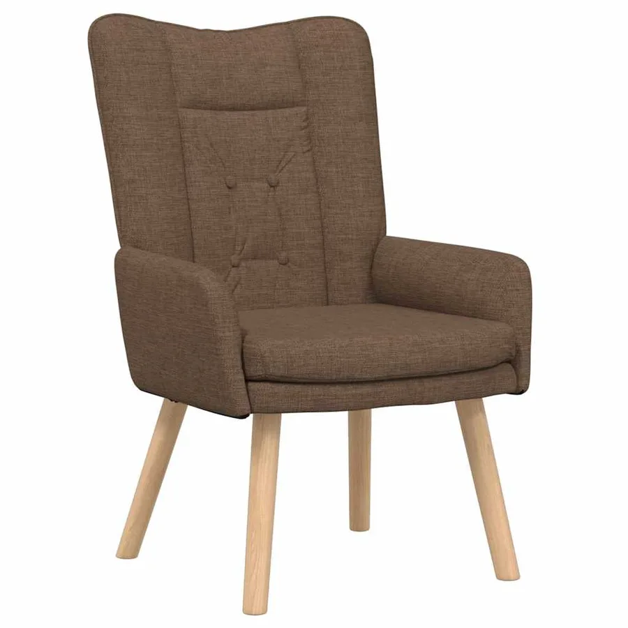 fauteuil Marron 63 x 67 x 94 cm Tissu et contreplaqué - 2