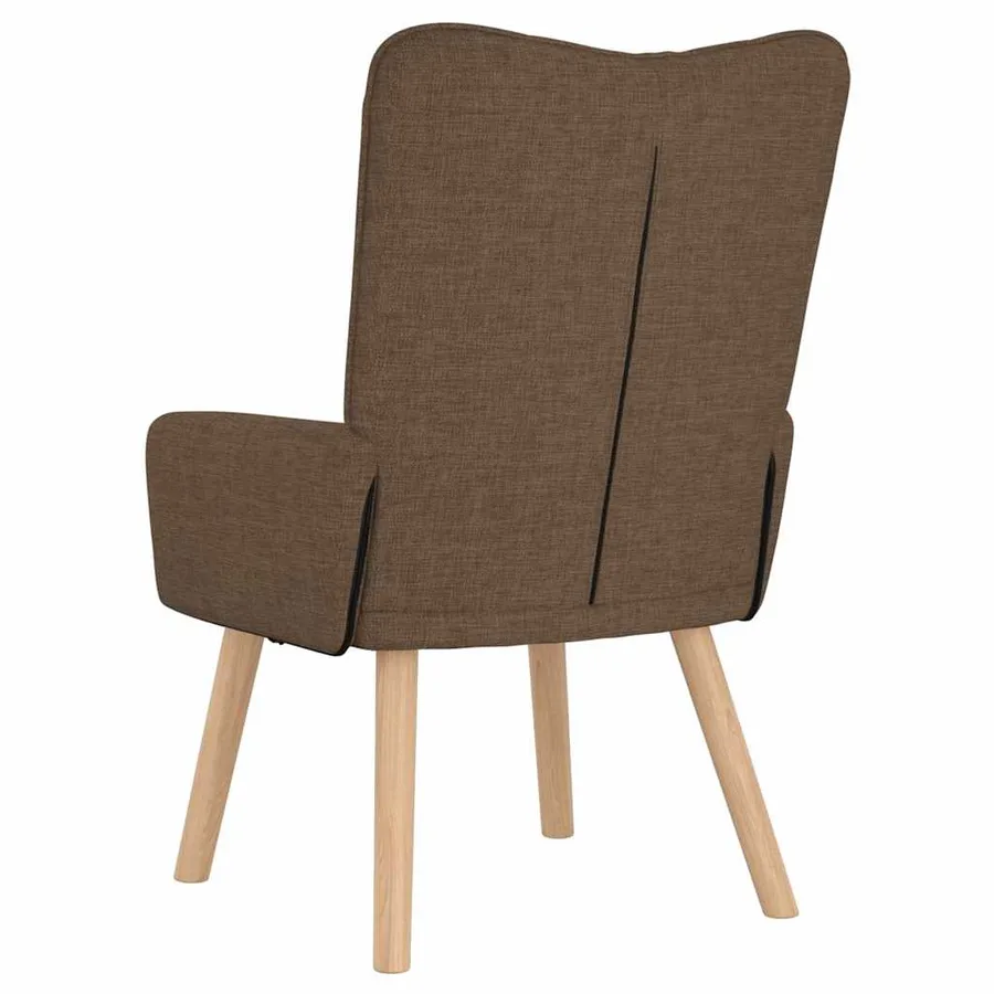 fauteuil Marron 63 x 67 x 94 cm Tissu et contreplaqué - 6
