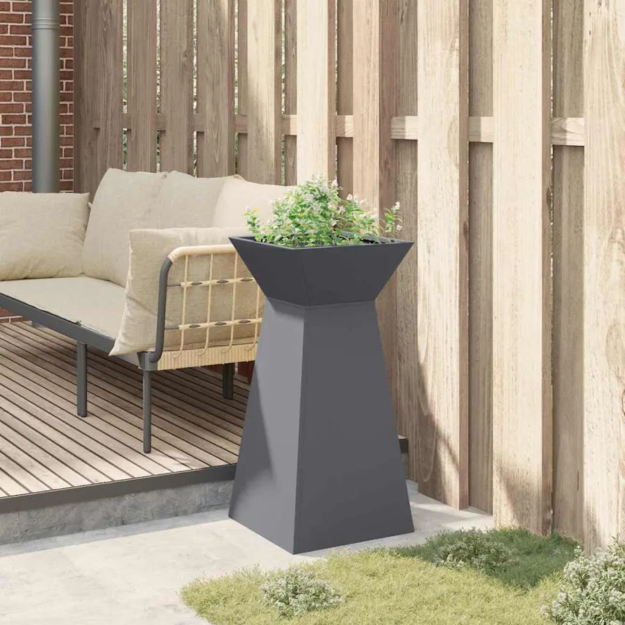 Jardinière à pilier Anthracite 35 x 35 x 73 cm - 4