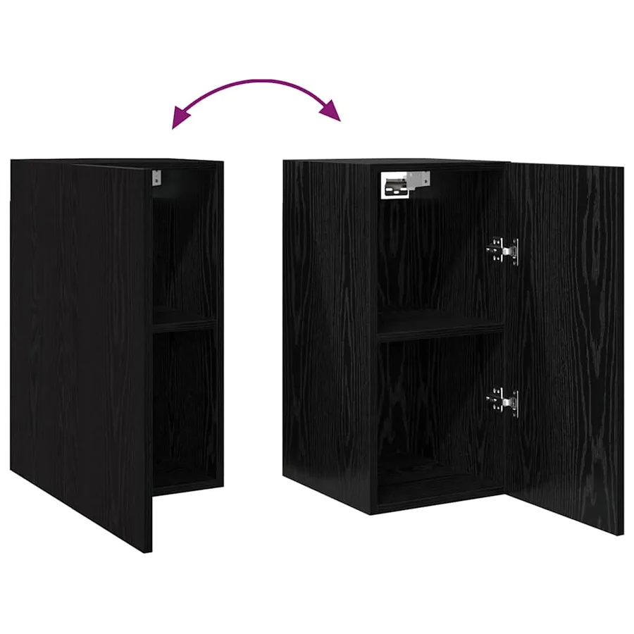 Ensemble meuble TV 7 pcs Chêne noir 30,5 x 30 x 60 cm - 9