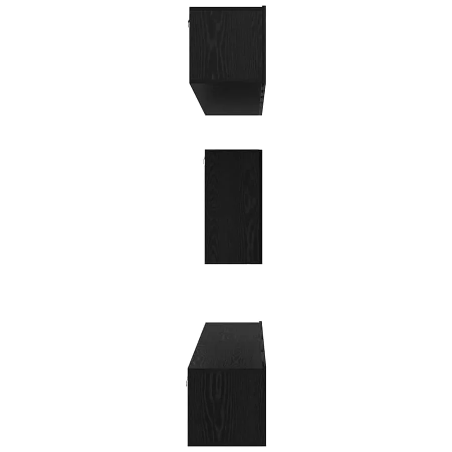 Ensemble meuble TV 6 pcs Chêne noir Bois d'ingénierie - 8