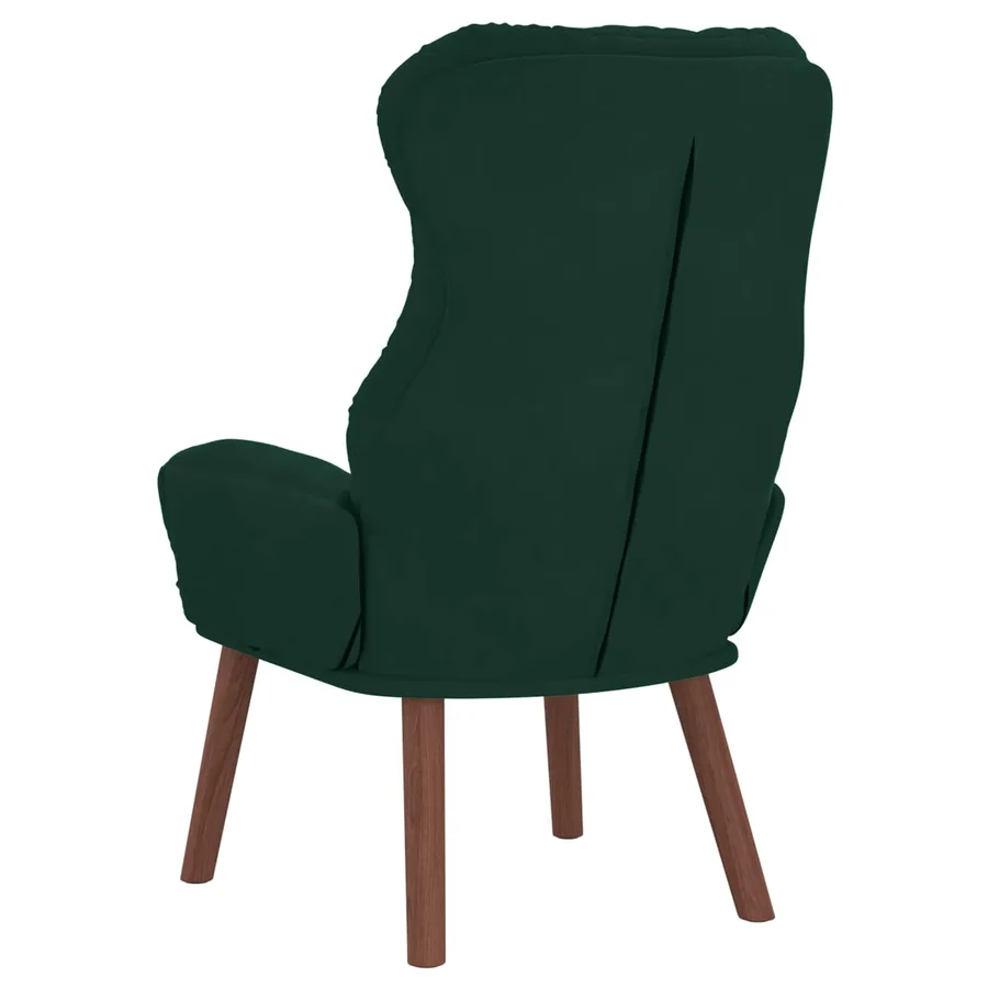 fauteuil Vert foncé 69 x 74 x 93 cm Velours - 6