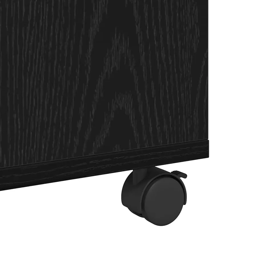 Table basse Chêne noir 75 x 75 x 38 cm Bois d'ingénierie - 9