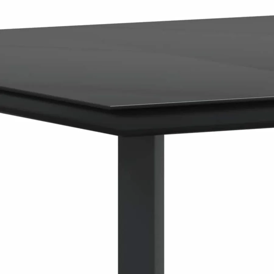 Ensemble de salle à manger pour jardin 7 pcs Gris clair - 11