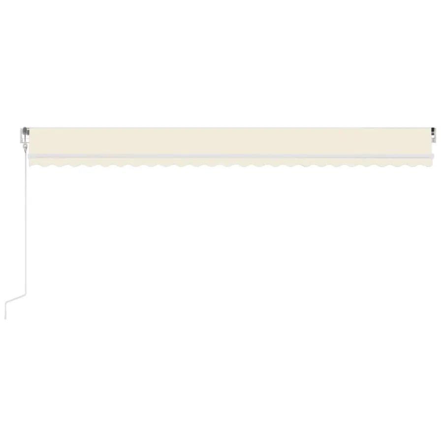 Automatic retractable awning 600x350 cm cream - 4
