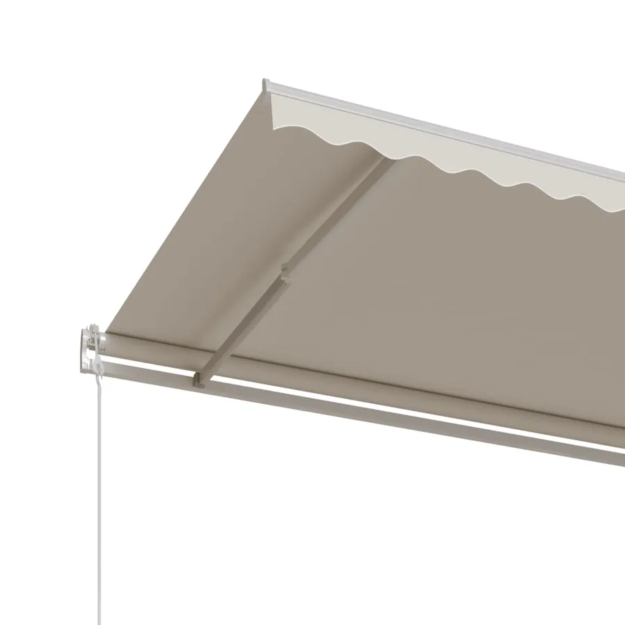 Auvent rétractable automatique 600x350 cm Crème - 5