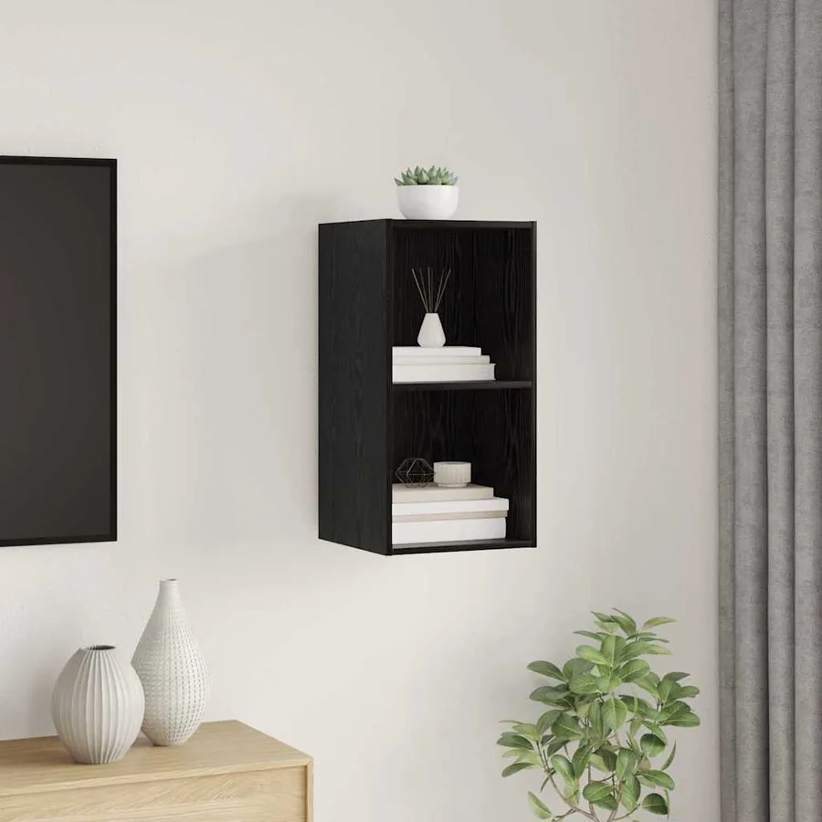 Ensemble meuble TV Chêne noir 37 x 37 x 72 cm Bois d'ingénierie