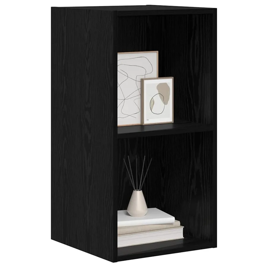 Ensemble meuble TV Chêne noir 37 x 37 x 72 cm Bois d'ingénierie - 3