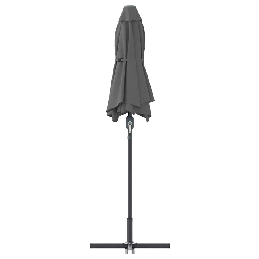 Parasol de jardin Anthracite 370 x 197 x 239 cm - 7