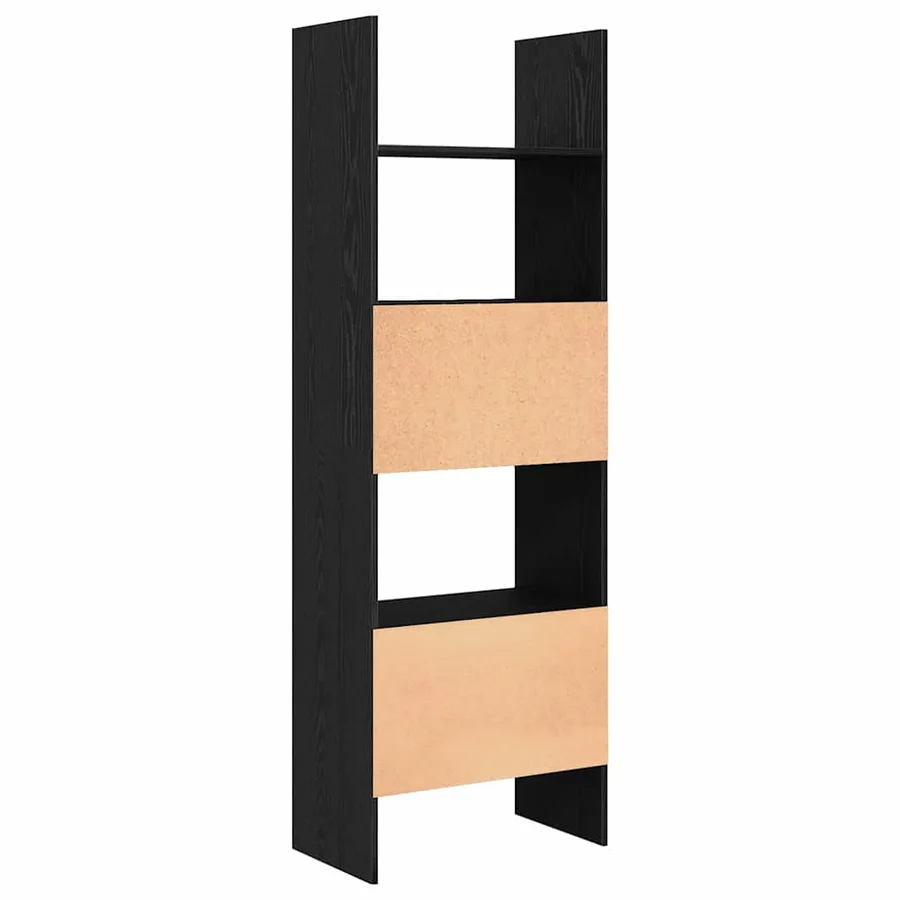 Bibliothèque Chêne noir 60 x 35 x 180 cm Bois d'ingénierie - 7