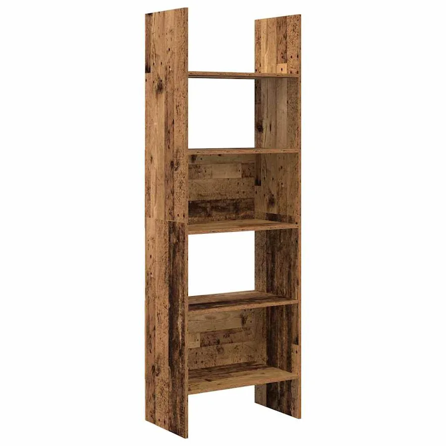 Bibliothèque Bois ancien 60 x 35 x 180 cm Bois d'ingénierie - 2