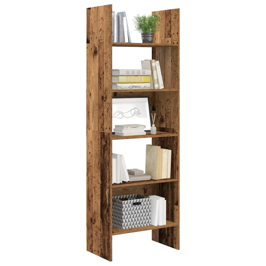 Bibliothèque Bois ancien 60 x 35 x 180 cm Bois d'ingénierie - 3