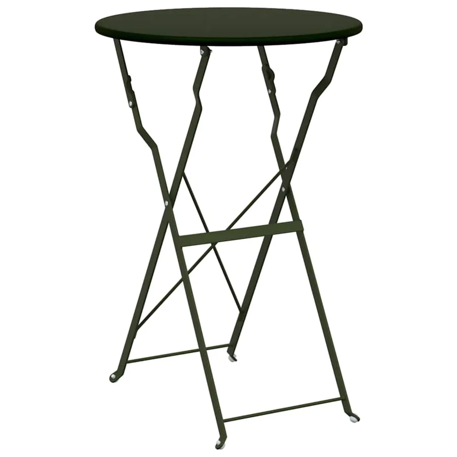 Ensemble bistro pliant 3 pcs Foret Acier - 6