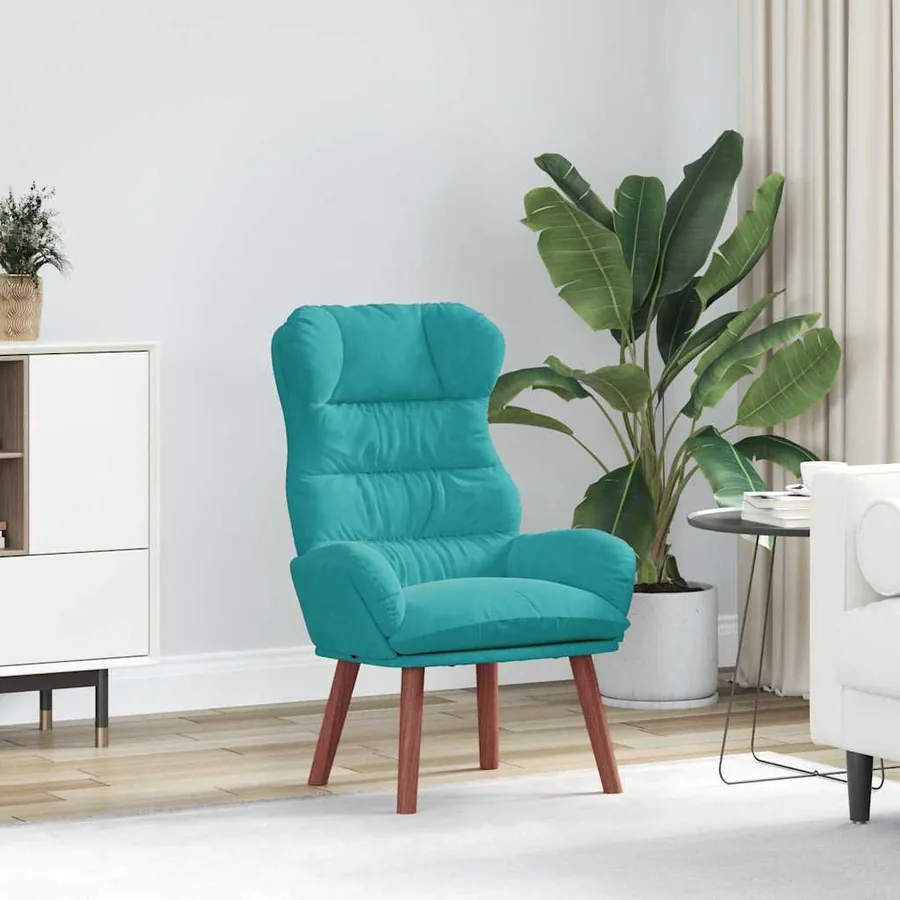fauteuil Turquoise 69 x 74 x 93 cm Velours