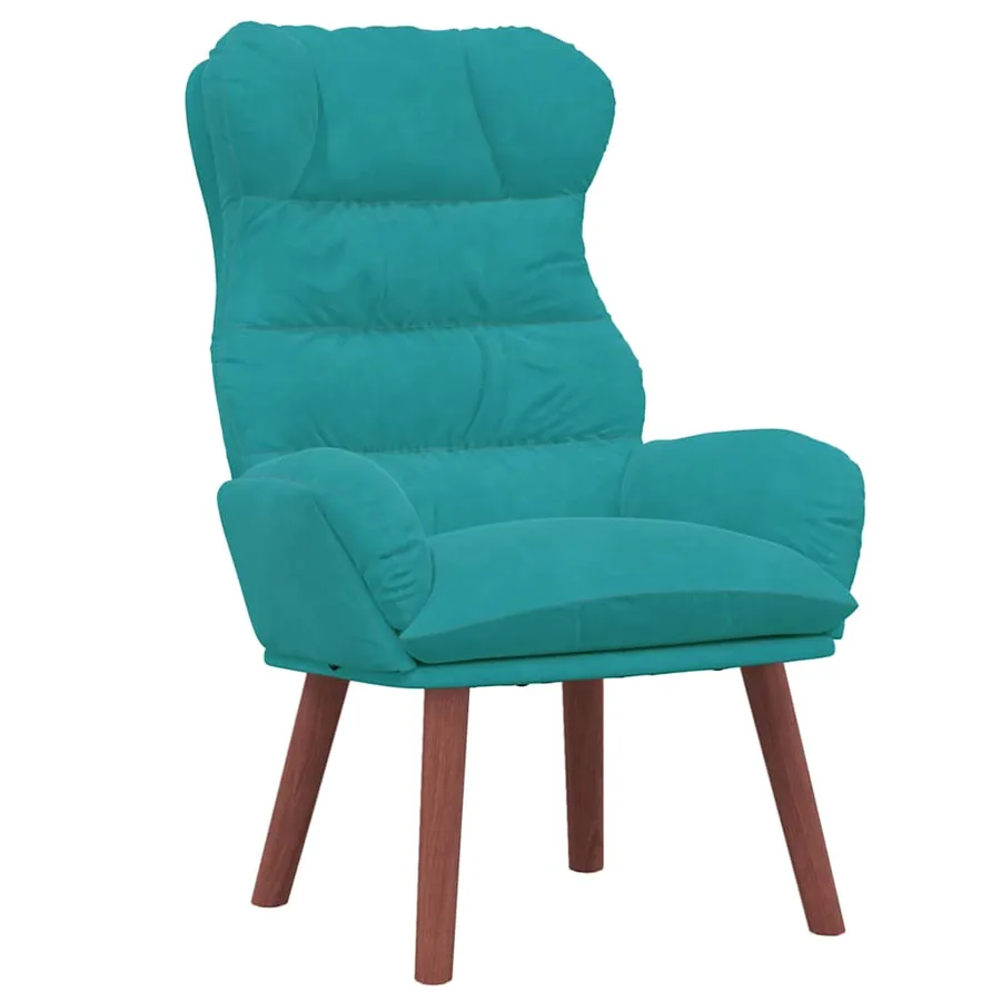 fauteuil Turquoise 69 x 74 x 93 cm Velours - 2