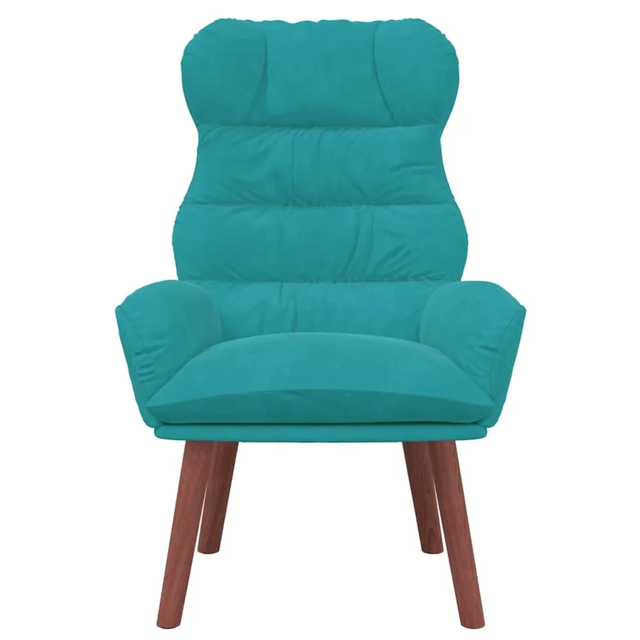 fauteuil Turquoise 69 x 74 x 93 cm Velours - 4